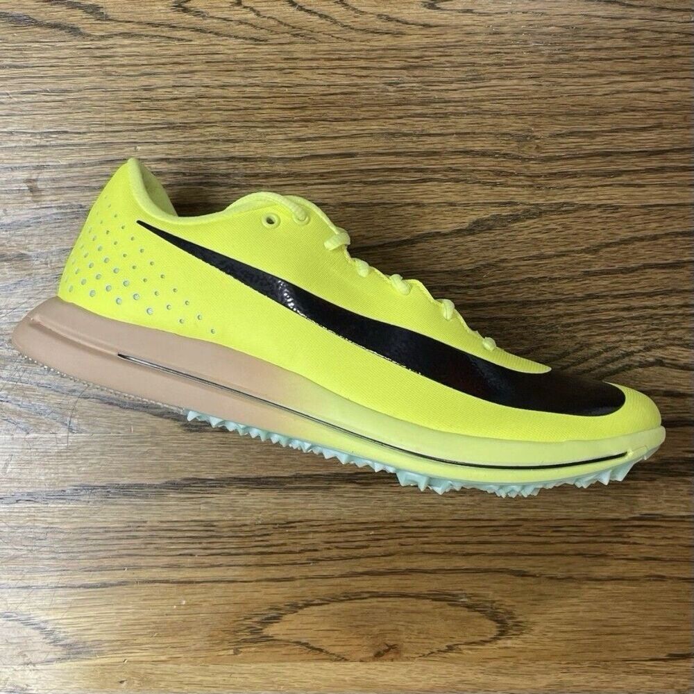 NIKE TJ Triple Jump Elite 2 Spikes Track Shoes Men's Sizes Volt Green Black NEW